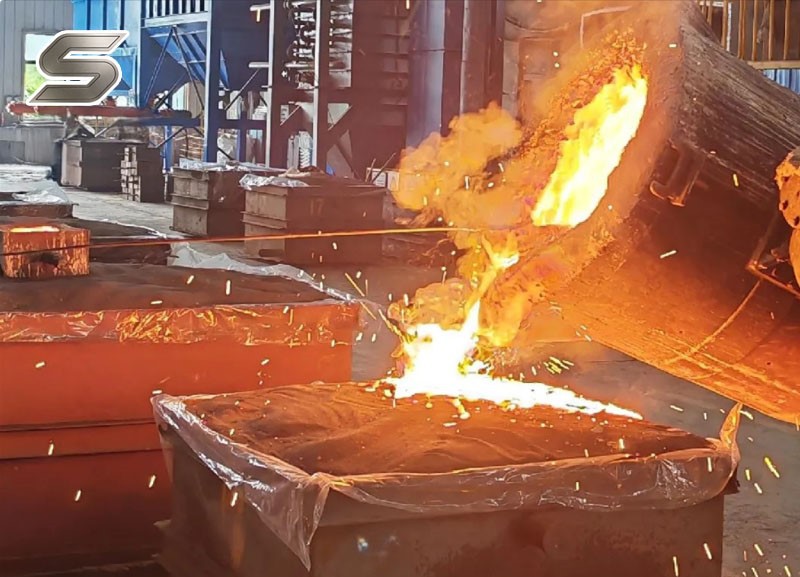 Resin sand casting grate Resin sand casting grate
