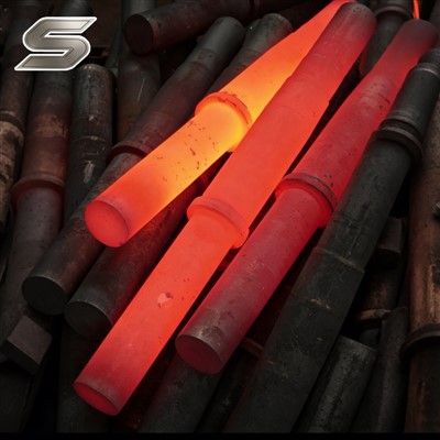 Sepistatud alumiiniumist sõukruvi võll